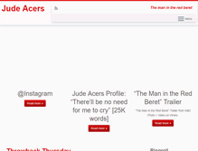 Tablet Screenshot of judeacers.com